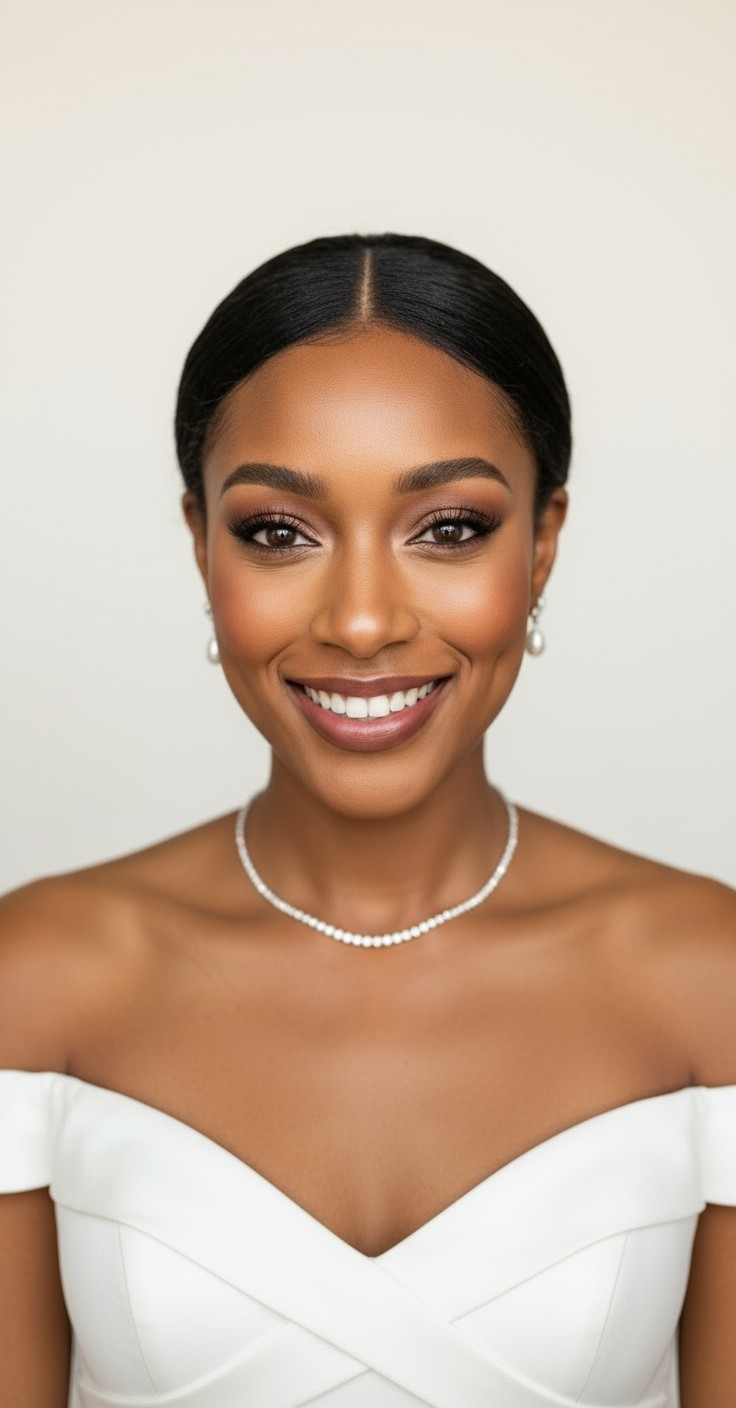 After Wedding Hair Updo Low Bun